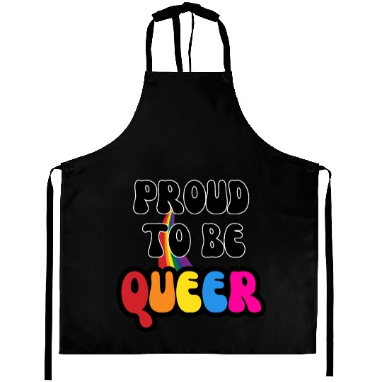 Queer + Regenbogen LGBTQ+ Pride Month Aprons