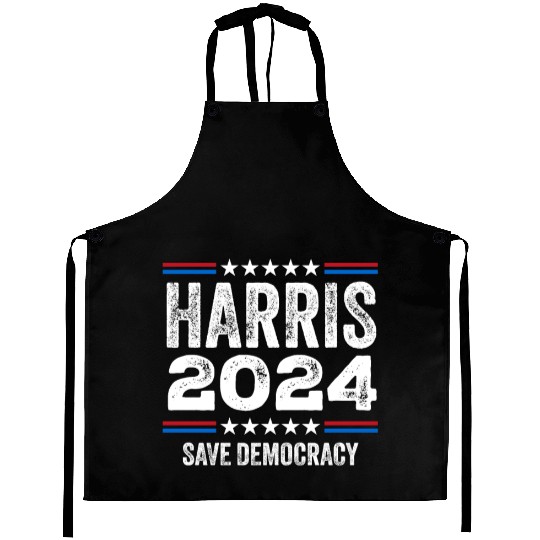 Kamala Harris 2024 Save Democracy US Election Aprons