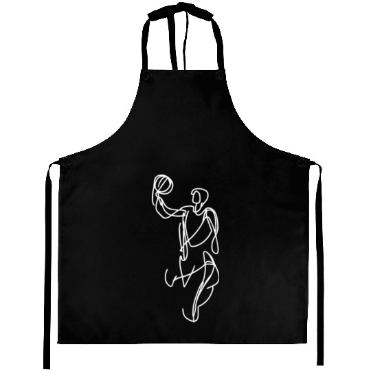Basketball Player Drawing Aprons