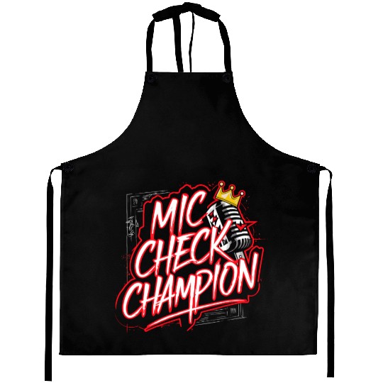 Epic Lyrical Battle of the Titans: Hip Hop Rap Aprons
