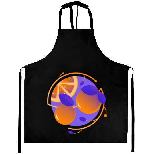 Orange Fruit Aprons