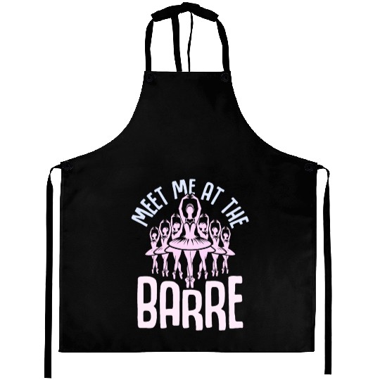Meet Me At The Barre Ballerina Ballet Aprons
