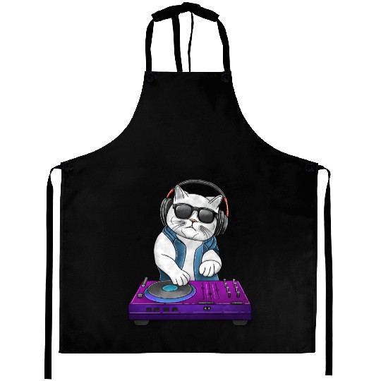 White Cat DJ Aprons