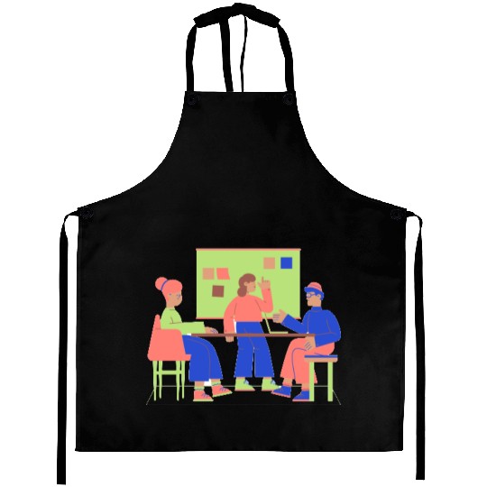 Flat Clean Casual Work & Company Life Aprons