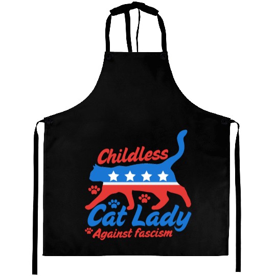 Childless cat Lady 2024 election campaign Aprons