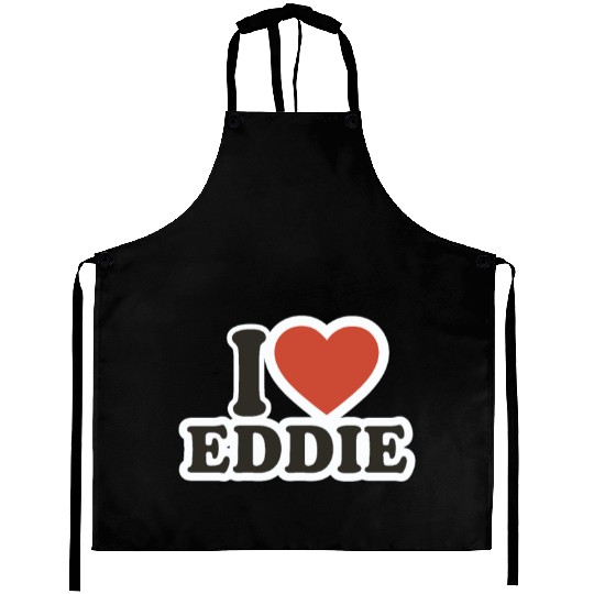 I LOVE Aprons Boyfriend gift idea I LOVE Eddie