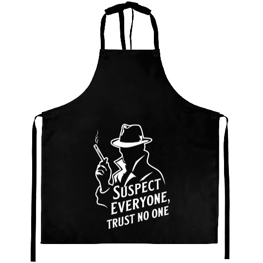 Suspect Everyone, Trust No One - Perfect Murder Aprons
