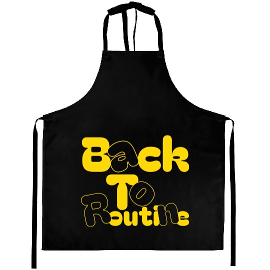 Back to routine Aprons, back to school gift