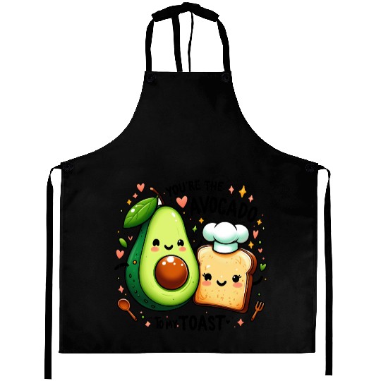 Happy Avocado Toast - Cute and Funny Aprons