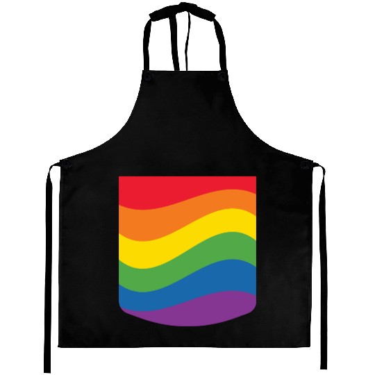 LGBT Pocket Transgender Lesbian Rainbow Gay Pride Aprons