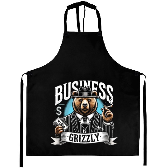 Mobster Gangster Mafia Organized Crime Boss Aprons