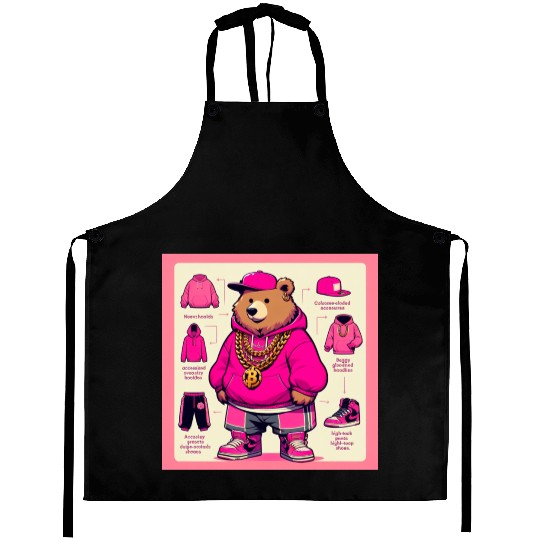 Hip Hop Bear Aprons