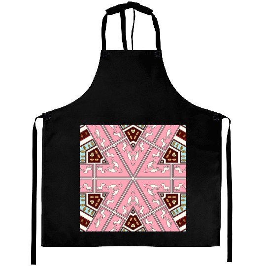 eyes on nature mandala Aprons