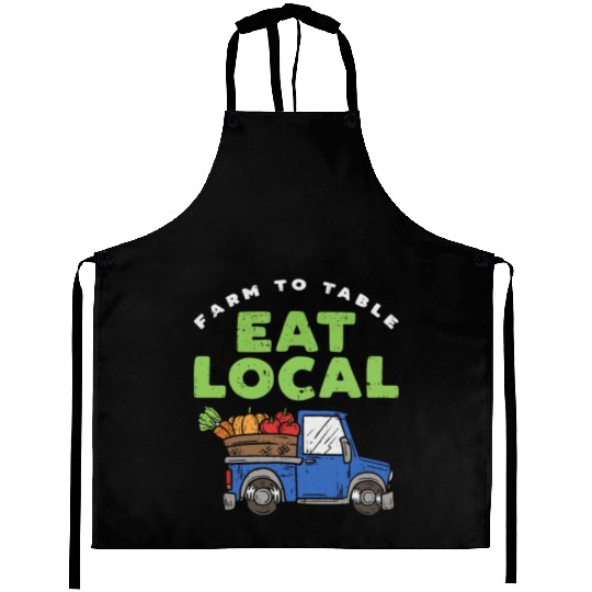 Farmers Market I Eat Local I Organic Food Aprons