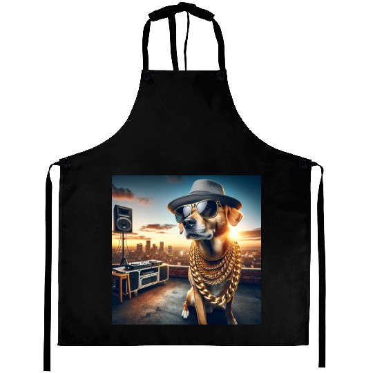 Hip Hop Dog Chain Aprons