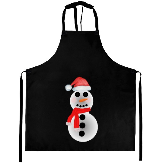 Cute Snowman Aprons
