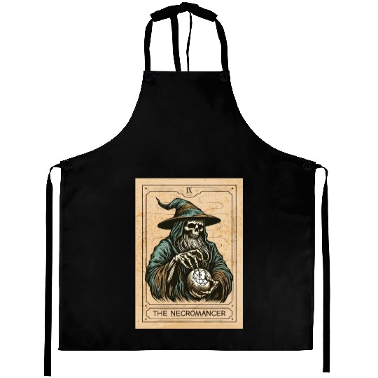 Necromancer - Spooky Necromancer Bones Necromancer Aprons