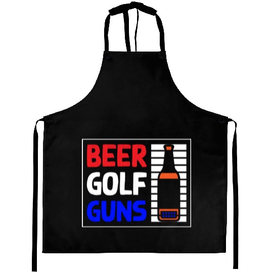 Beer Golf Guns Aprons