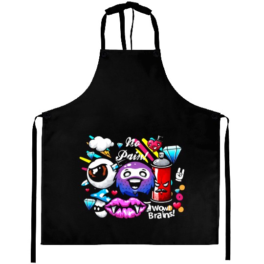 Graffiti Sprayer Breakdance Painting Aprons