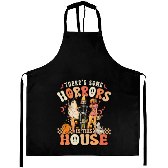 Halloween There's some horrors in this house Aprons