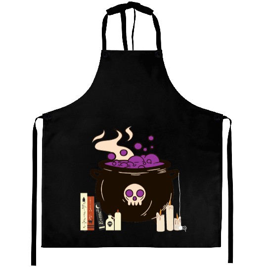 halloween design for physics and science lovers Aprons
