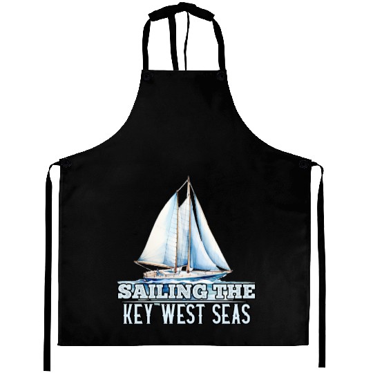 West Keys SAILING THE KEY-WEST SEAS Sailor Aprons