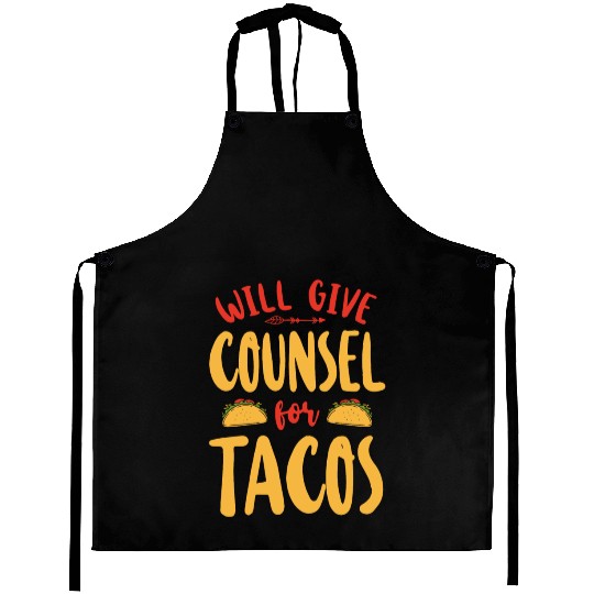 School Counselor Taco Will Give Aprons