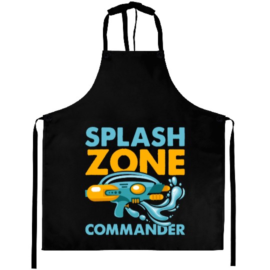 Splash Zone Commander Water Fun Summer Squirt Gun Aprons