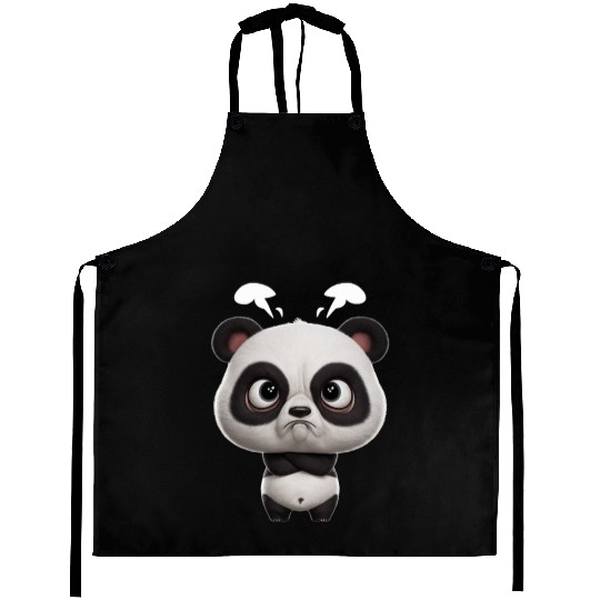 Cute Panda - Kawaii Angry Aprons