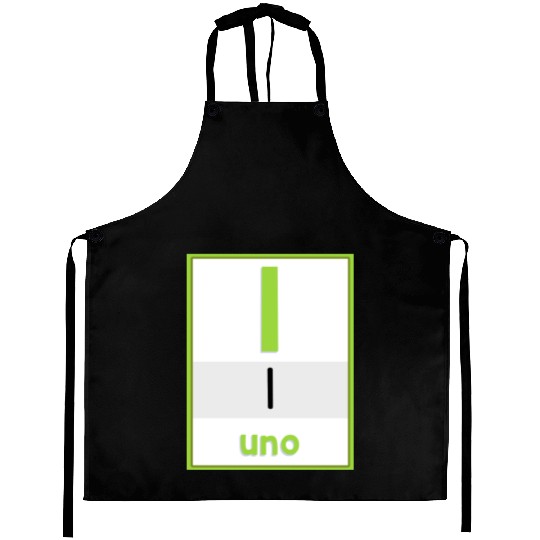 Spanish numbers Uno Aprons