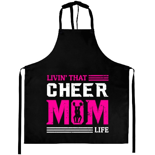 Living Cheer Mom Life Cheerleading Mother's Day Aprons