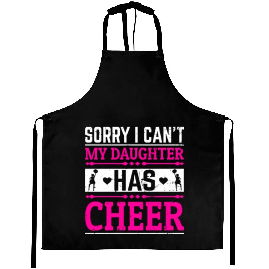 My Daughter Cheer Mom Cheerleading Mother's Day Aprons