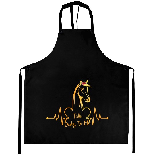 Talk Derby To Me Horse Racing Funny Derby Day Aprons