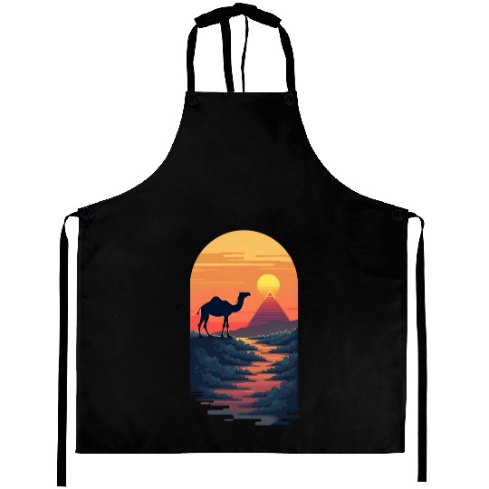 Sunset Behind the Pyramids Aprons
