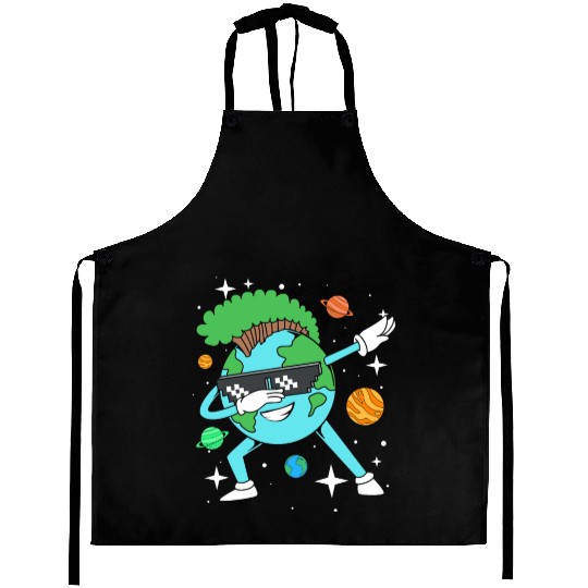Dabbing Earth Geoscience For Earth Science Teacher Aprons