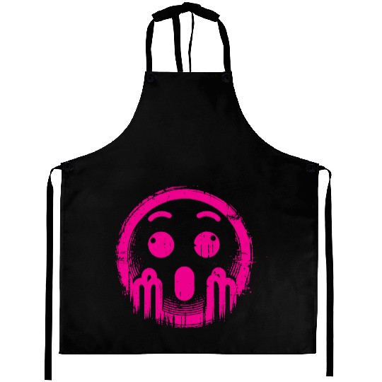 Suprising Pink Face Aprons