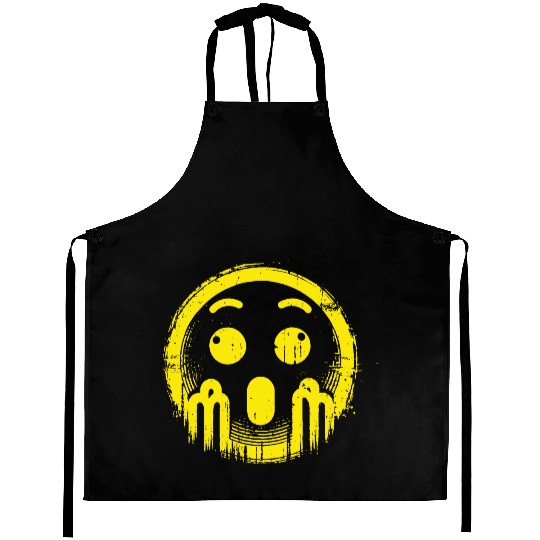 Suprising Yellow Face Aprons