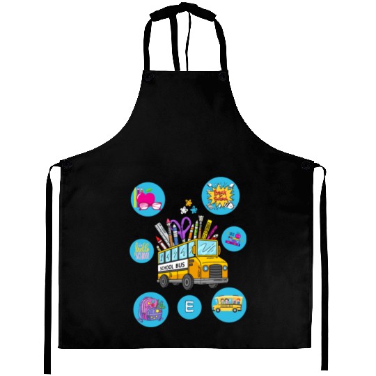 Back to School Aprons First Day of School Aprons