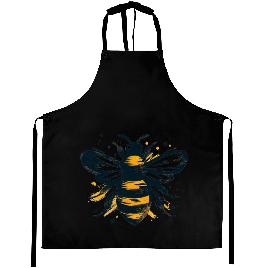 Honey Bee Insect Art 1 Aprons