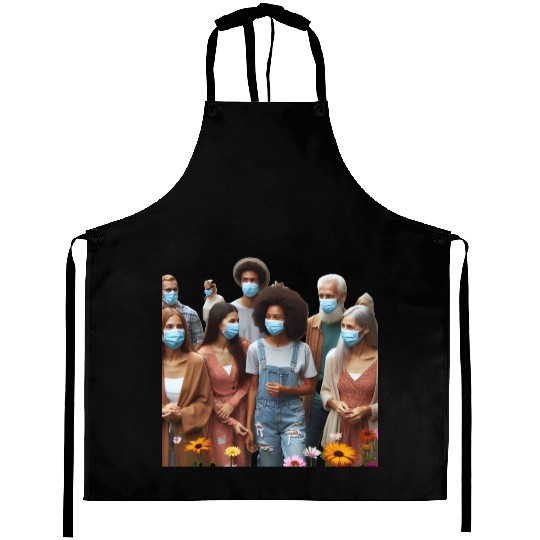 United in Care and Community Aprons