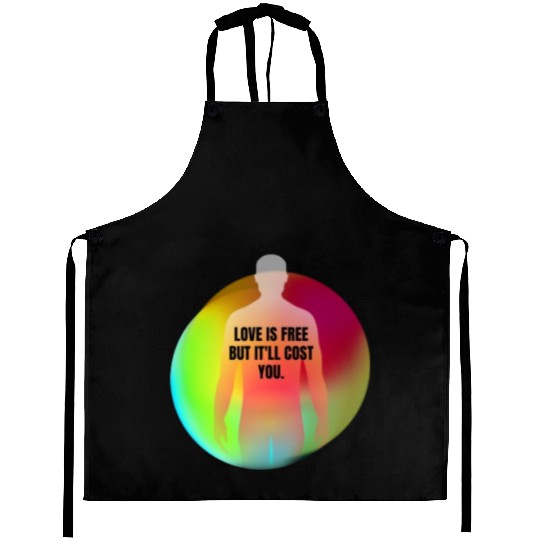 Black Neon Green Red Spiritual Chakra Aprons