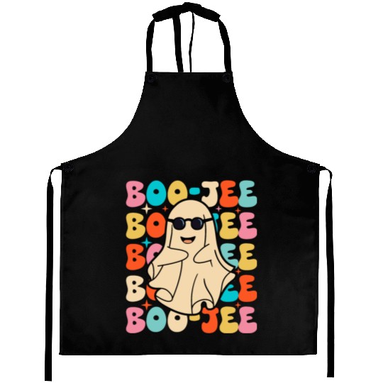 Funny Halloween Boo-jee Aprons