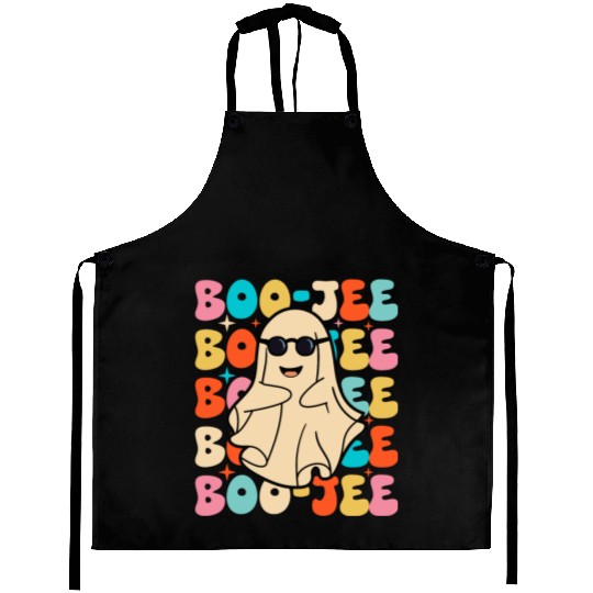 Funny Halloween Boo-jee Aprons