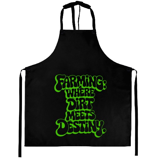 FARMING: WHERE DIRT MEETS DESTINY Aprons