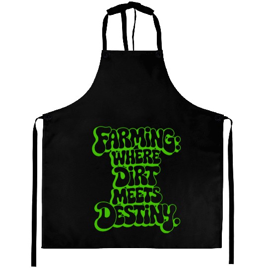 FARMING: WHERE DIRT MEETS DESTINY Aprons