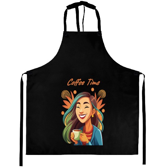 Coffee Time Bliss Aprons