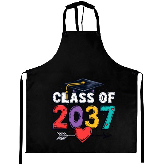Celebrating the Class of 2037: A Colorful Future Aprons