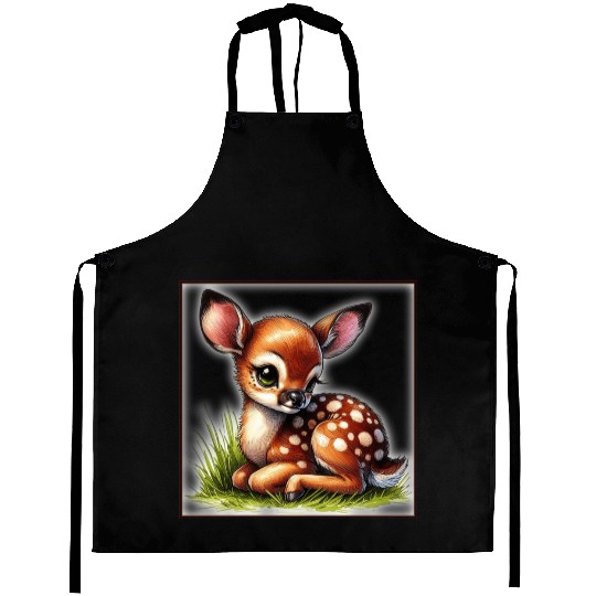 Cute baby animals Aprons