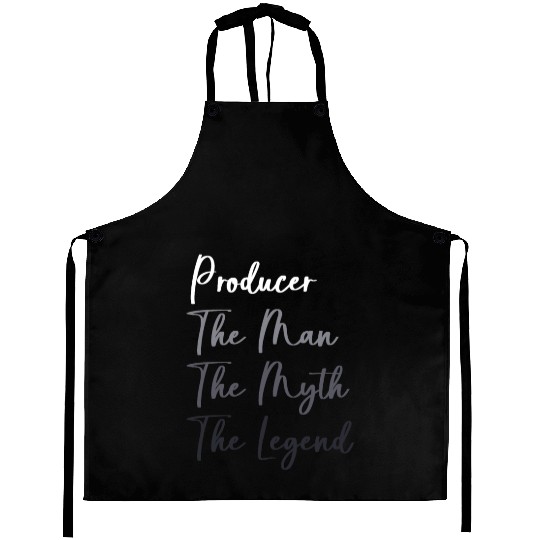 Vintage Music Producer The Man The Myth The Legend Aprons