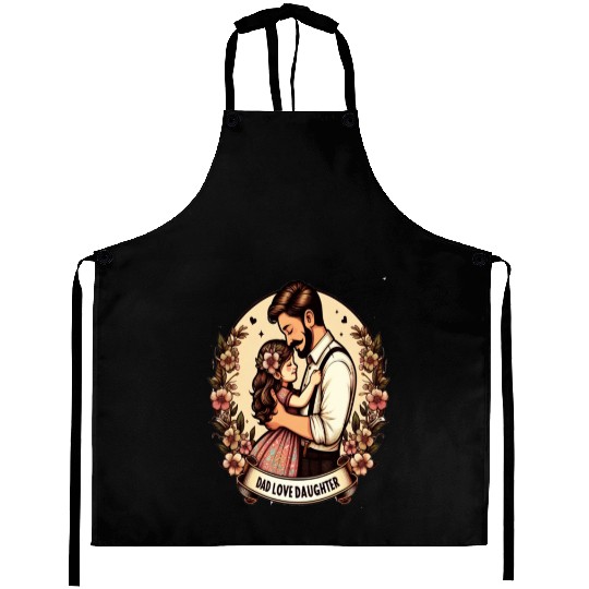 DAD LOVE DAUGHTER SPECIAL GIFT 2025 Aprons